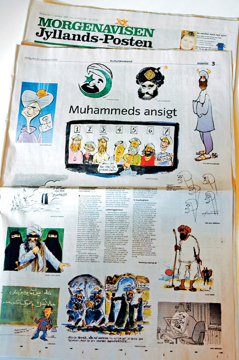 Jyllands-Posten original cartoon page.jpg